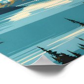 Poster Parc national de Glacier Bay (Coin)