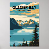 Poster Parc national de Glacier Bay (Devant)