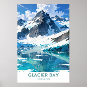Poster Parc national de Glacier Bay
