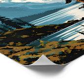 Poster Parc national de Glacier Bay (Coin)