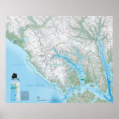 Poster Parc national de Glacier Bay (Devant)