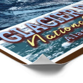 POSTER PARC NATIONAL DE GLACIER BAY - ALASKA ÉTATS-UNIS (Coin)