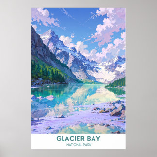 Poster Parc national de Glacier Bay - Montana