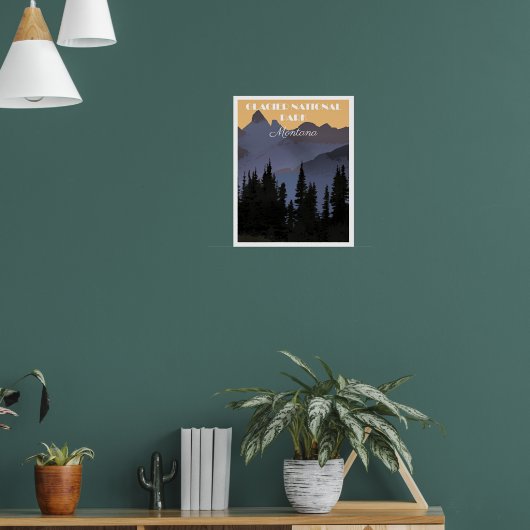 Poster Parc national de Glacier, Montana, (Salon 1)