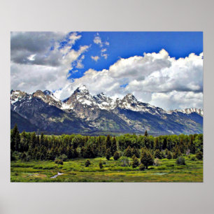 Poster Parc national de Grand Teton l