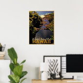 Poster Parc national de Haleakala Hawaii (Bureau à domicile)