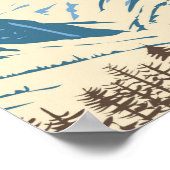 Poster Parc national de Hohe Tauern Alpine Autriche Vinta (Coin)