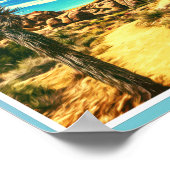 POSTER PARC NATIONAL DE JOSHUA TREE - CALIFORNIE US (Coin)