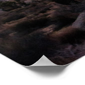 Poster Parc national de Joshua Tree Coucher de soleil rou (Coin)