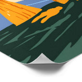 Poster Parc national de la Côte Pembrokeshire Pentre Ifan (Coin)