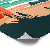 Poster Parc national de la montagne de la Table Afrique d (Coin)