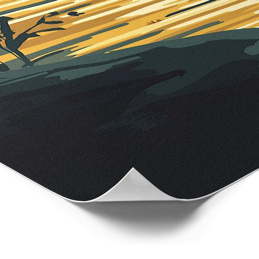 Poster Parc national de la Nouvelle Gorge (Coin)