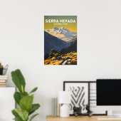 Poster Parc national de la Sierra Nevada (Bureau à domicile)