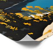 Poster Parc national de la Sierra Nevada Voyage tradition (Coin)