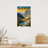 Poster Parc national de la Sierra Nevada Voyage tradition (Cuisine)