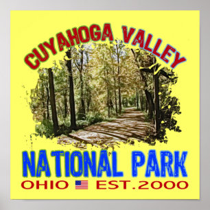 Poster Parc national de la vallée de Cuyahoga, Ohio