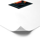 Poster Parc national de la Zion Retro (Coin)