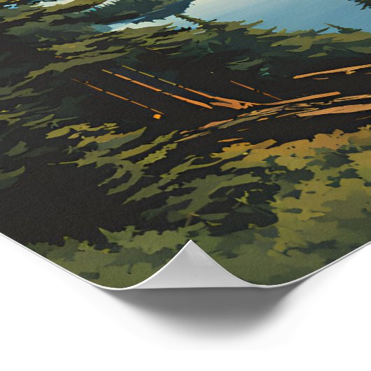 Poster Parc national de l'Isle Royale (Coin)