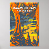 Poster Parc national de Mammoth Cave Kentucky (Devant)