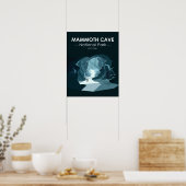 Poster Parc national de Mammoth Cave Kentucky Vintage (Cuisine)