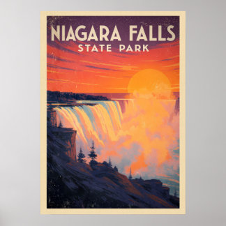 Poster Parc national de Niagara Falls V02
