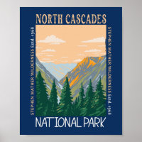 Parc national de North Cascades Vintage désorganis