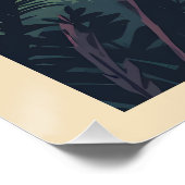 Poster Parc national de Rapa Nui - Chili - Île de Pâques (Coin)