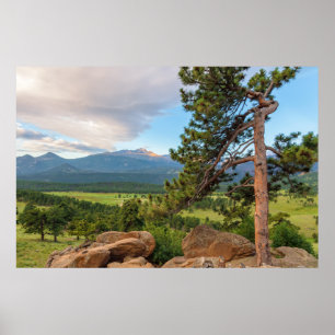 Poster Parc national de Rocky Mountain au lever du soleil