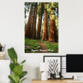 Poster Parc national de Sequoia (Bureau à domicile)