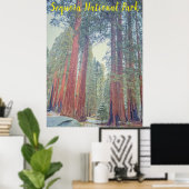 Poster Parc national de Sequoia (Bureau à domicile)