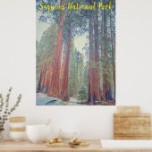 Poster Parc national de Sequoia (Cuisine)
