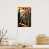 Poster Parc national de Sequoia (Cuisine)