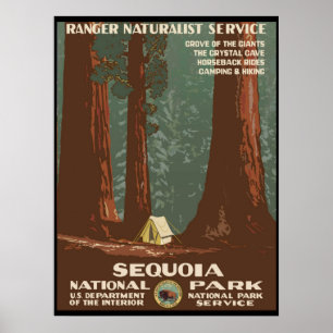 Poster Parc national de Sequoia
