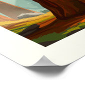 Poster Parc national de Sequoia vintage (Coin)