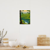 Poster Parc national de Shenandoah illustration retro Déc (Cuisine)