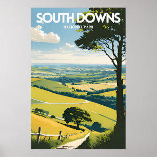 Poster Parc national de South Downs