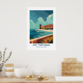 Poster Parc national de Tortugas sec Floride USA (Cuisine)