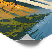 Poster Parc national de Victoria Falls (Coin)