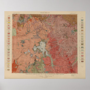 Poster Parc national de Yellowstone