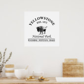 Poster Parc national de Yellowstone (Cuisine)