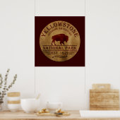 Poster parc national de yellowstone (Cuisine)