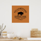 Poster parc national de yellowstone (Cuisine)