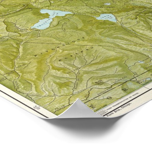 Poster Parc national de Yellowstone (Coin)