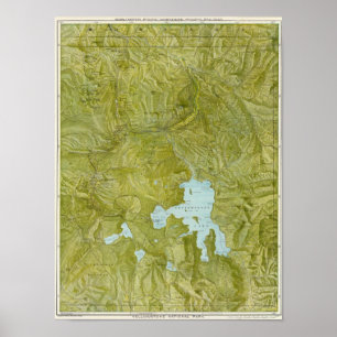 Poster Parc national de Yellowstone