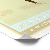 Poster Parc national de Yellowstone (Coin)