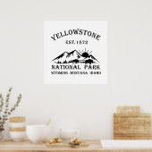 Poster Parc national de Yellowstone (Cuisine)