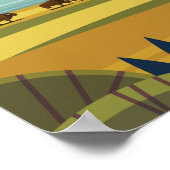 Poster Parc national de Yellowstone (Coin)