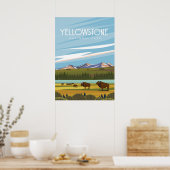 Poster Parc national de Yellowstone (Cuisine)