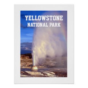 Poster Parc national de Yellowstone