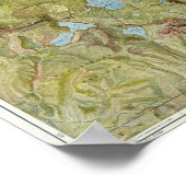Poster Parc national de Yellowstone 2 (Coin)